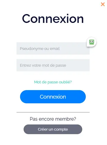 Connexion des membres du LOCOWIN CASINO