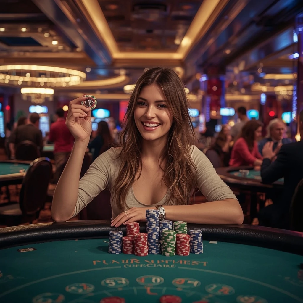 homme tenant un bonus au casino Locowin